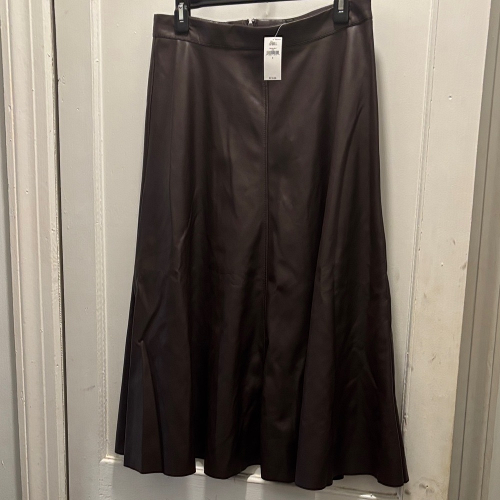 Banana Republic Dark Brown A-Line Skirt